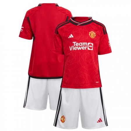 Manchester United Domácí 2023-24 - Dětské Fotbalové Dresy (S/S)